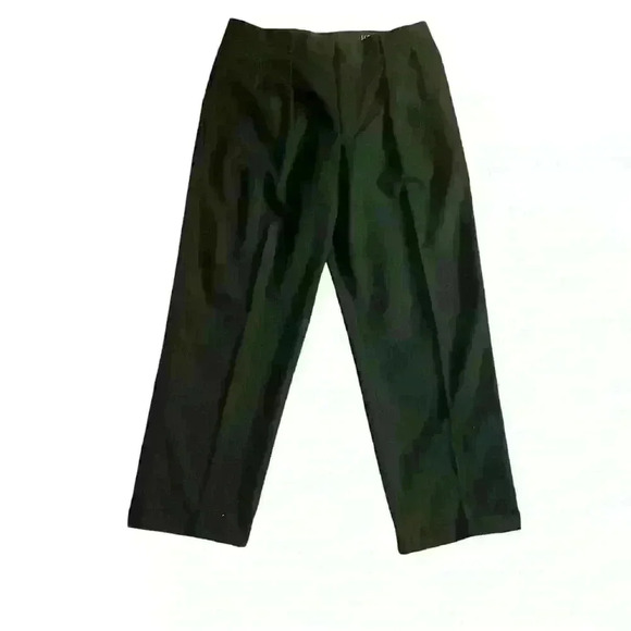 J. Crew Men’s 100% Wool Dress Pants Black Pinstriped Size 36 - Picture 1 of 3